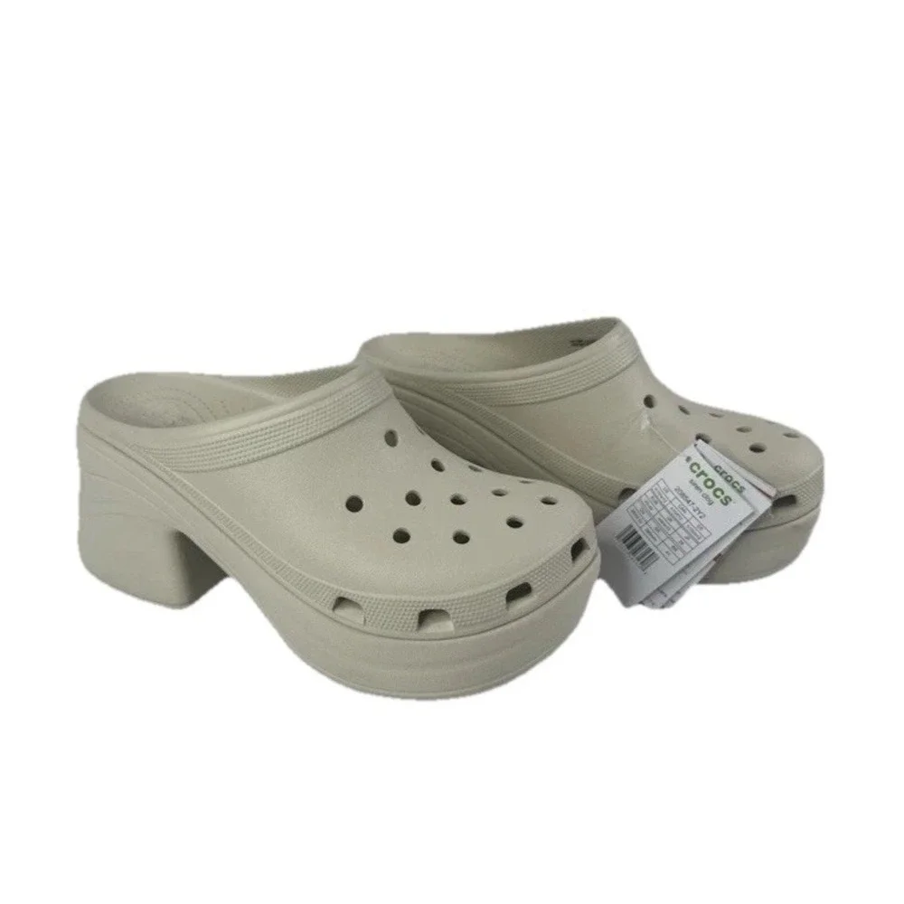 Crocs Platform Chunky Gorpcore Nurse Siren Clog Men's 12 Y2K Garden